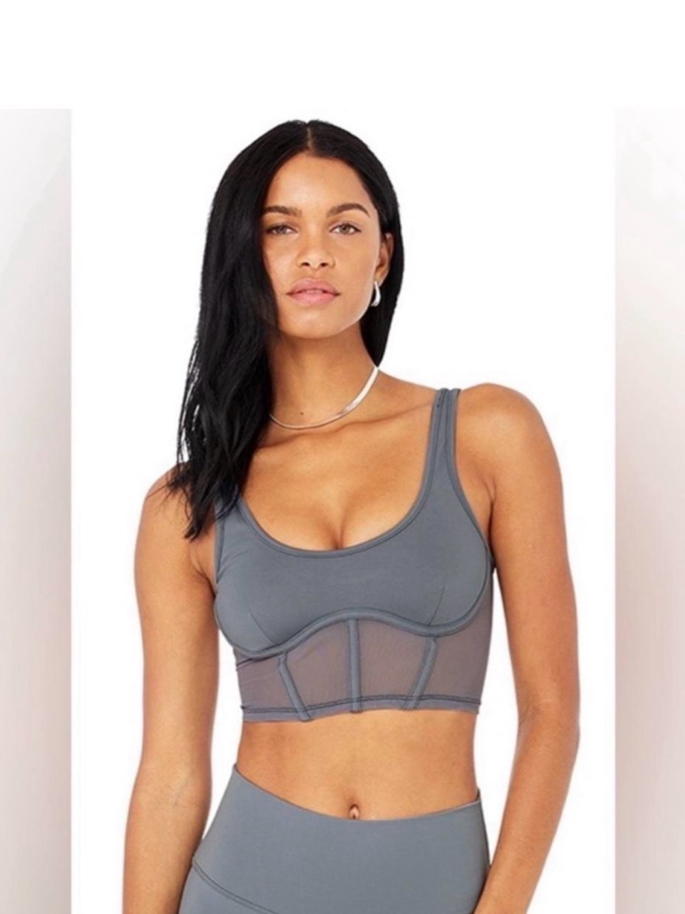 NWT Alo airbrush corset tank